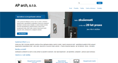 Desktop Screenshot of aparch.cz