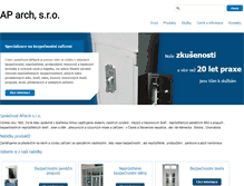 Tablet Screenshot of aparch.cz